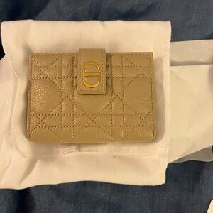 Dior Beige Leather wallet